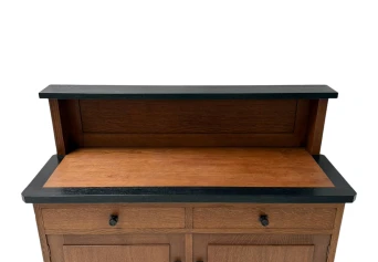 Art Deco Modernist Credenza or Sideboard by H. Fels for L.O.V. Oosterbeek